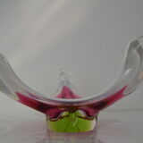 Czech Art Glass Bowl by Josef Hospodka for Chribska Glasswork,1960's.