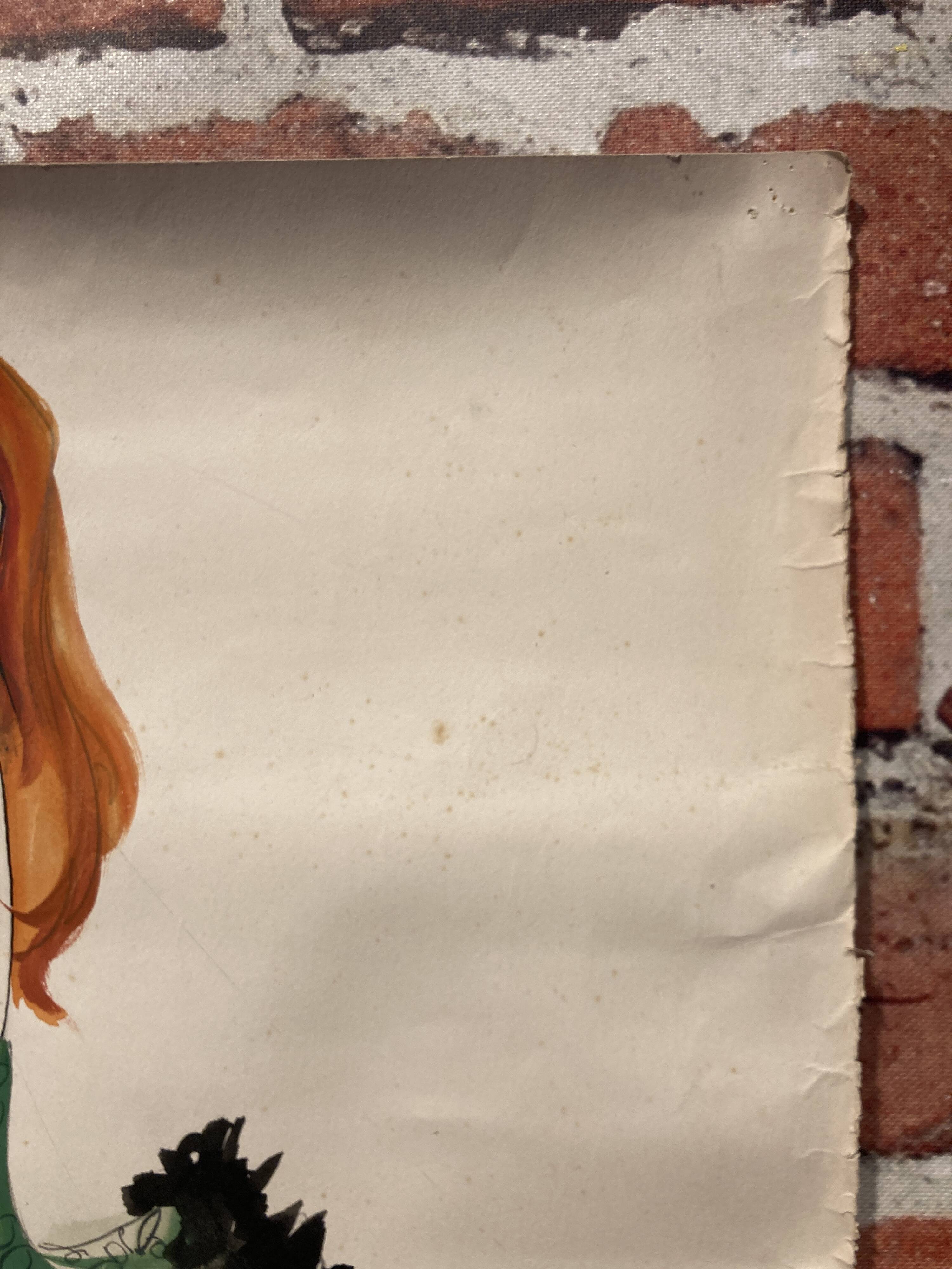 Watercolor depicting a woman.