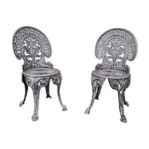 Set de 2 chaises de jardin