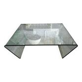 Table basse en verre