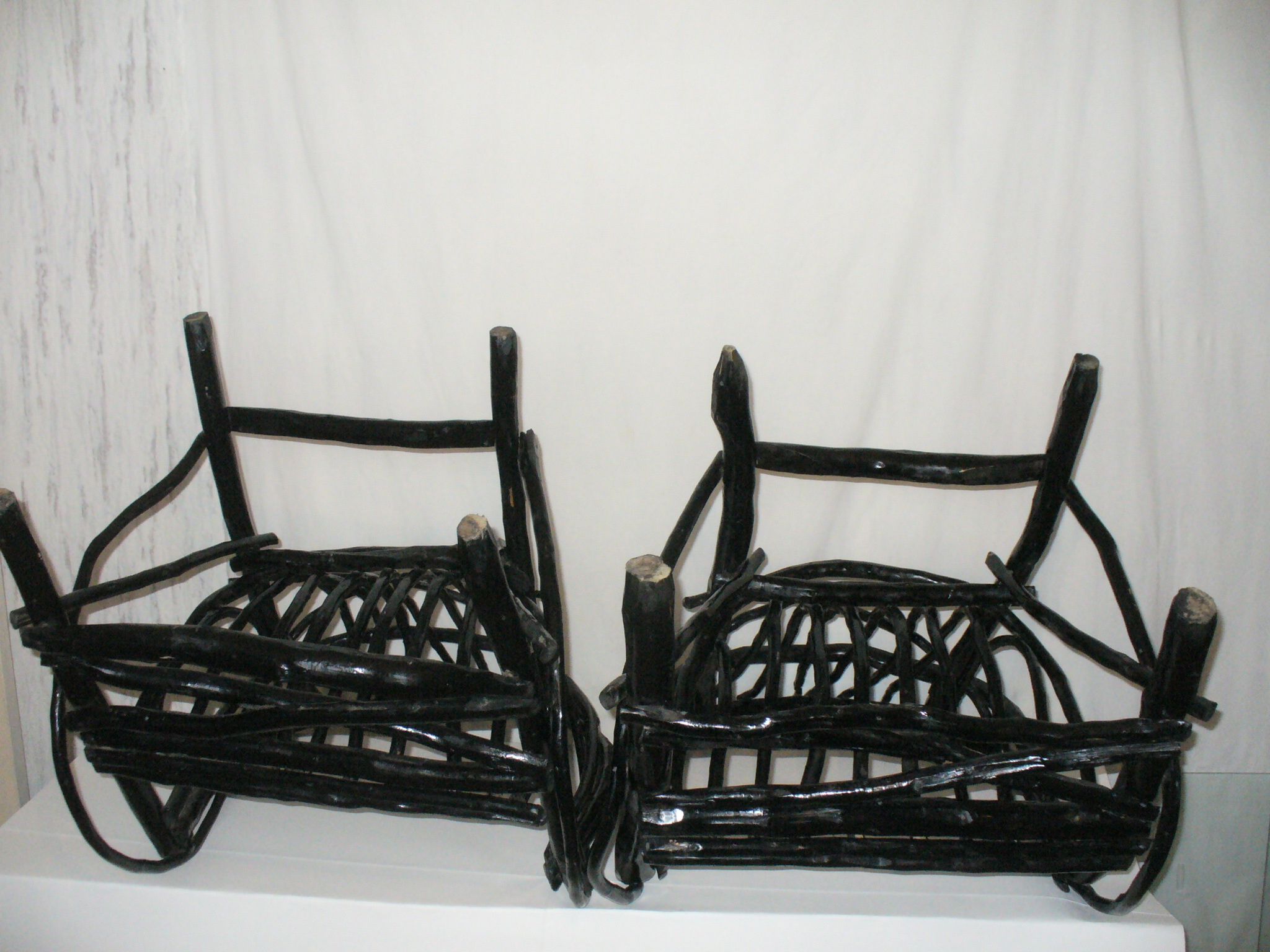 Pair of garden armchairs from the 50s