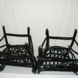 Pair of garden armchairs from the 50s