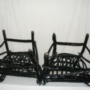 Pair of garden armchairs from the 50s