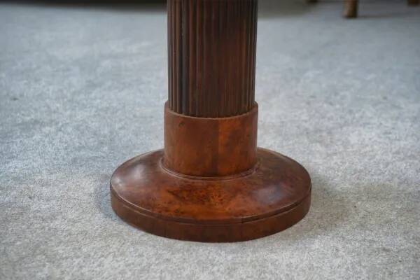 Art Deco pedestal table attributed to Jules Leleu 1930s