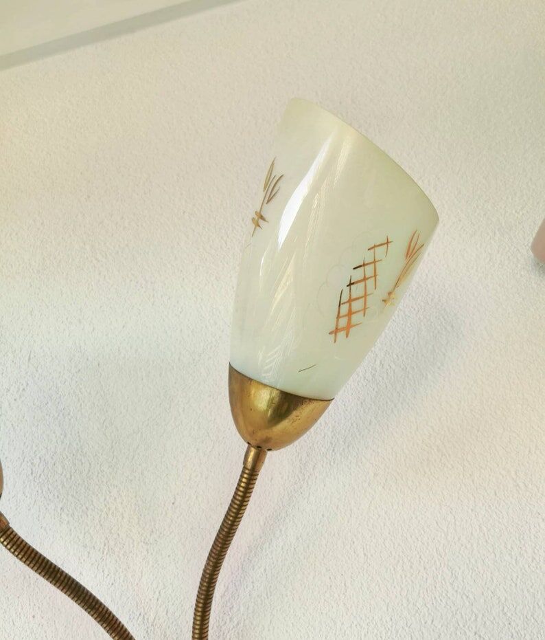 Wall lamp hollywood regency gold, 70s