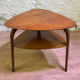 Tripod side table Bow Wood by Steiner