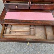 Happiness desk of the day with 19th-century storage.