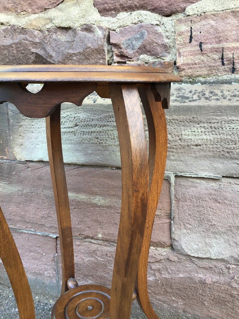 Selette door plant oak art deco 1930s