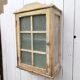 Meuble mural  armoire vitré en bois  50’s