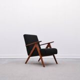 Mid-Century Easy Chair, Model B 310 Var, in Black Shield