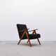 Mid-Century Easy Chair, Model B 310 Var, in Black Shield
