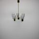 Art Deco All Glass Chandelier by Kamenicky Senov, 1960's, Czechoslovakia