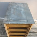 Furniture of haberdashery 4 drawers and zinc