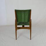 Pair of beech chairs from Maurice Pré