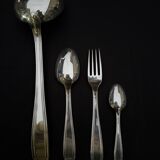 Alfenide 37-piece cutlery set for Christofle Saturne model