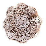 Napperon en coton crocheté main
