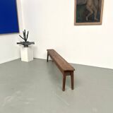 1950s pine farmhouse bench