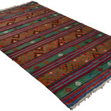 Anatolian handmade kilim rug 292 cm x 166 cm