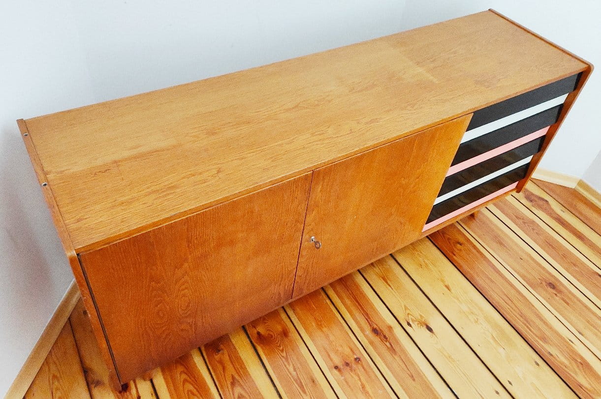 Sideboard designed by J. Jiroutek U 460, Czechoslovakia, 1960s