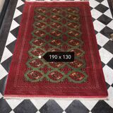 Tapis d'orient persan fait main Boukhara 190 x 130