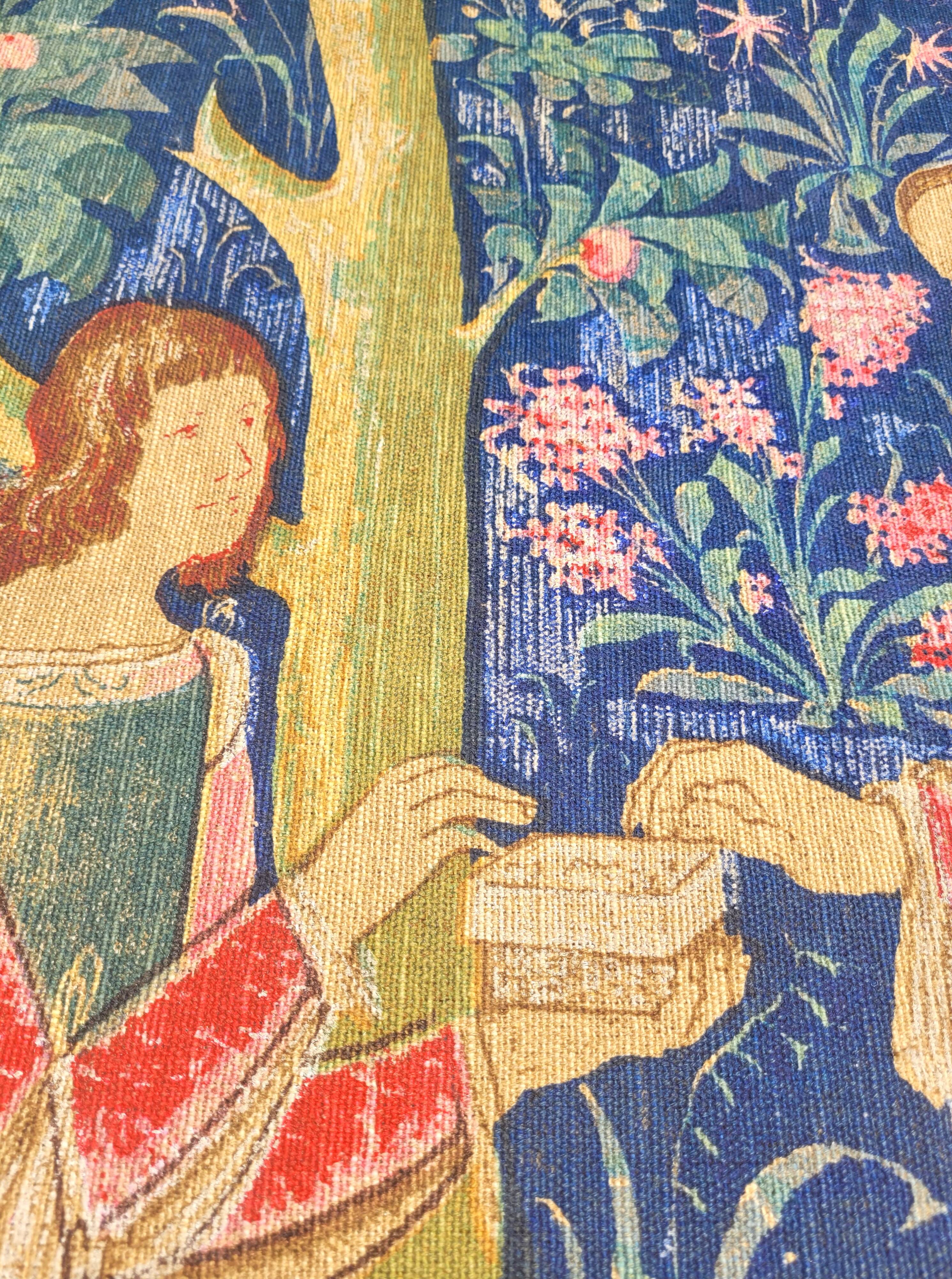 Tenture d'une scène galante