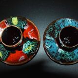 Two Vallauris egg cups.