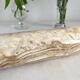 Straight vase in vintage alabaster or onyx
