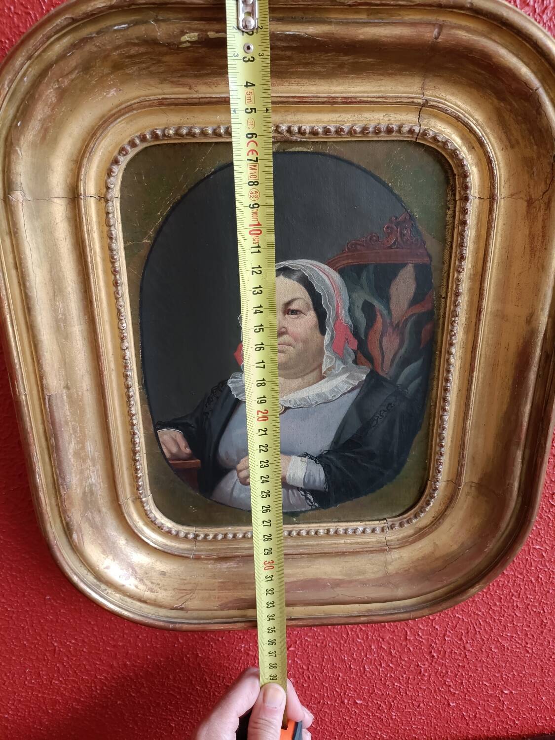 19th century painting, portrait of a woman