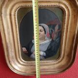 Peinture du xixème, portrait de femme