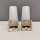 Ceramic bathroom lamp designed by Sigvard Bernadotte for IFÖ Sweden.