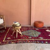 Boujad Purple Moroccan Rug - 341 x 145 cm