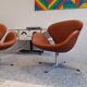 Pair of Swan armchairs by Arne Jacobsen for Fritz Hansen