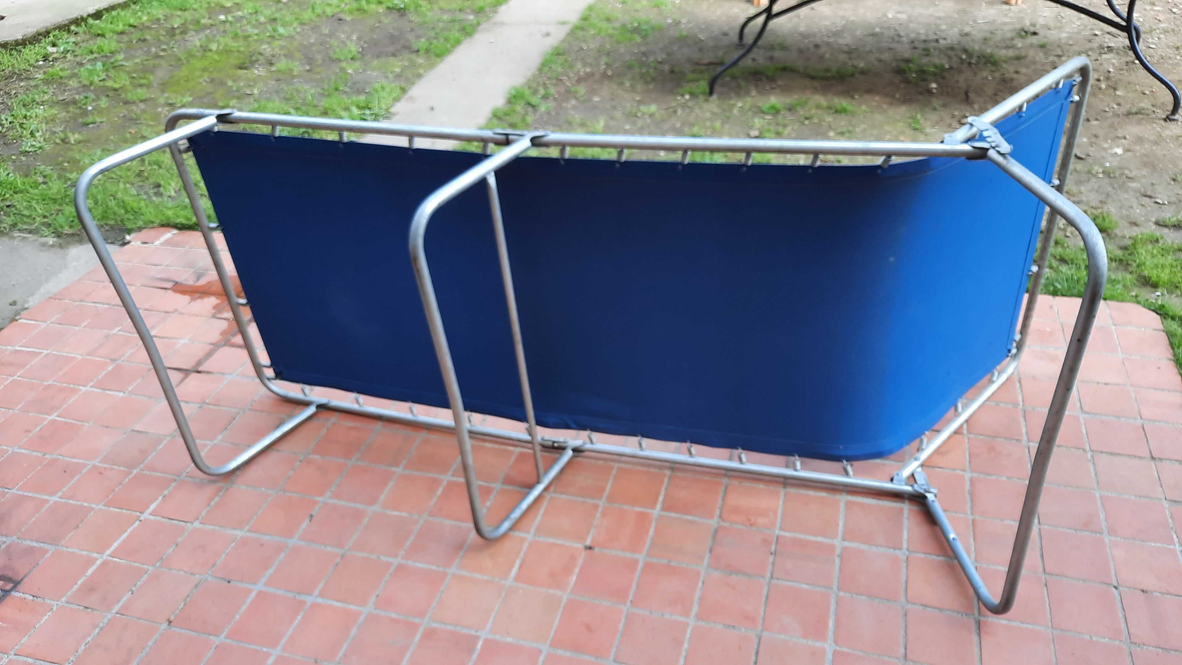 Folding sunbed deckchair