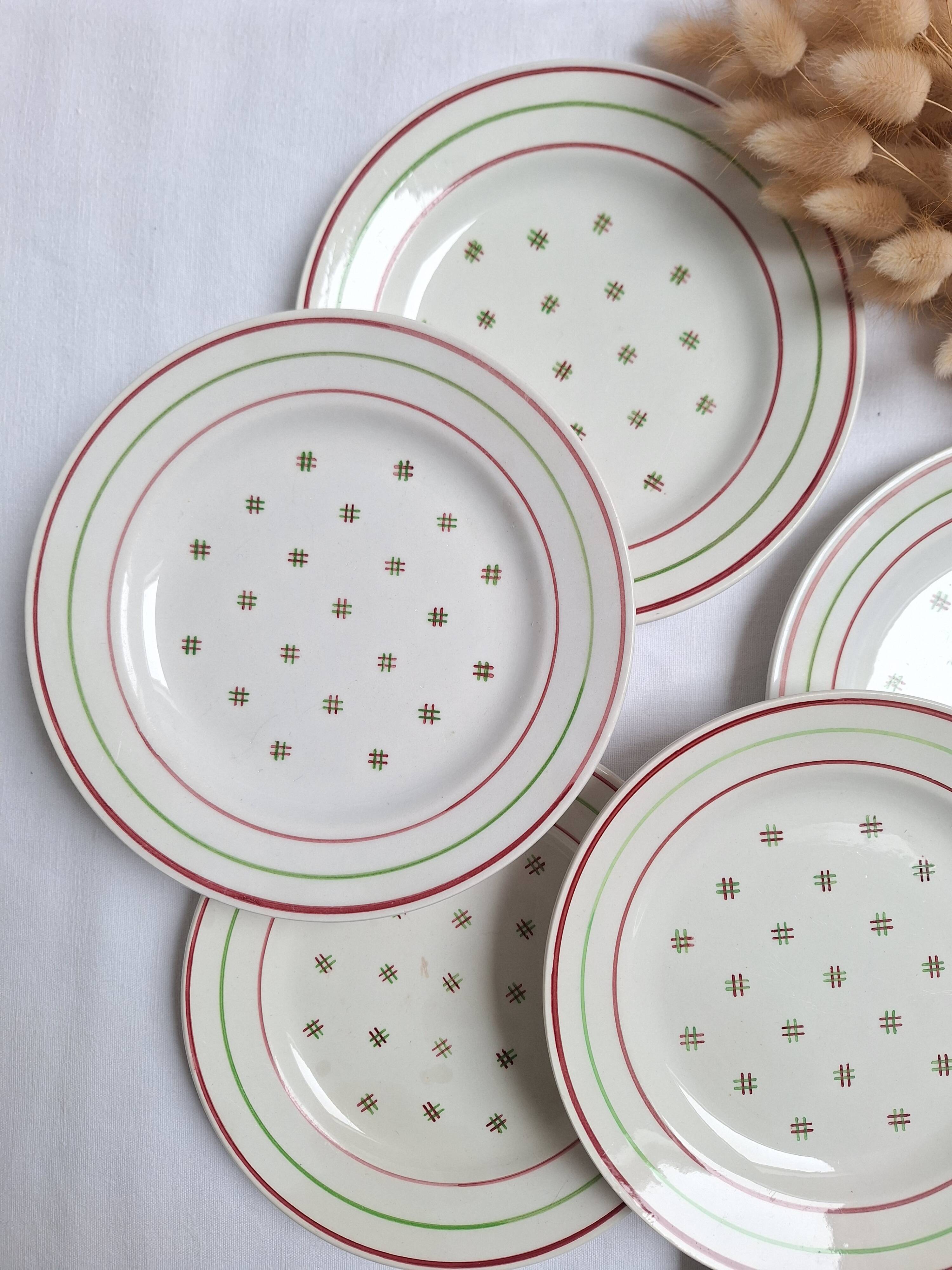 Assiettes à dessert Luneville KG Flan Impérial