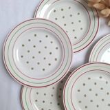 Assiettes à dessert Luneville KG Flan Impérial