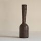 Studio ceramic vase free form 1960s