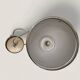 Vintage industrial pendant light - Polished chrome metal