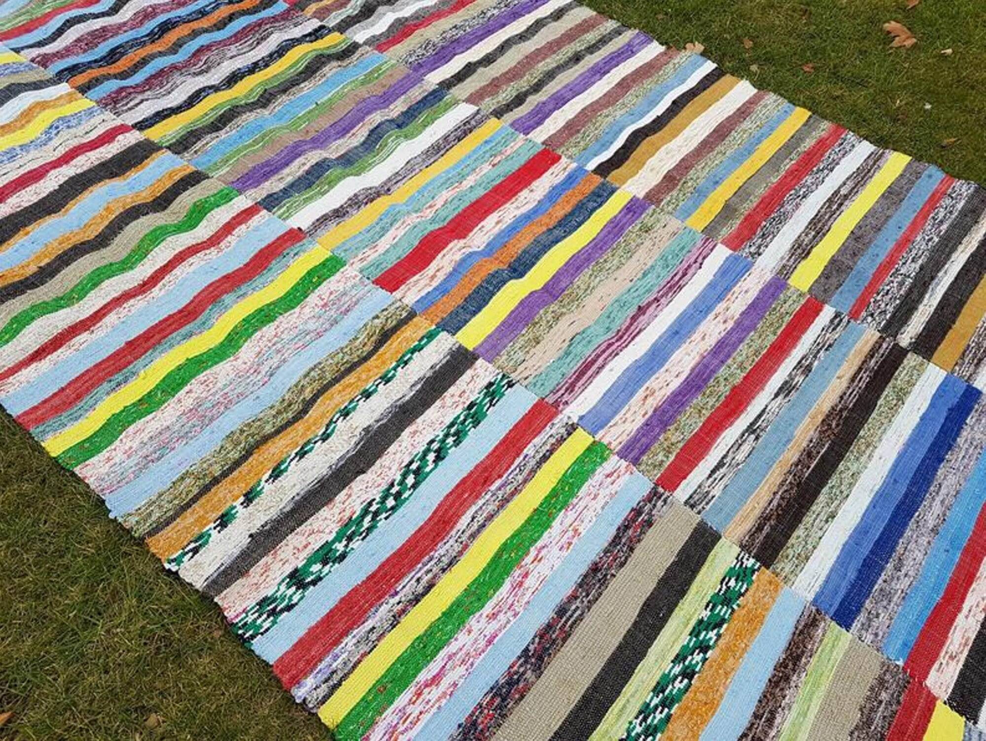 Kilim turc vintage tissé main