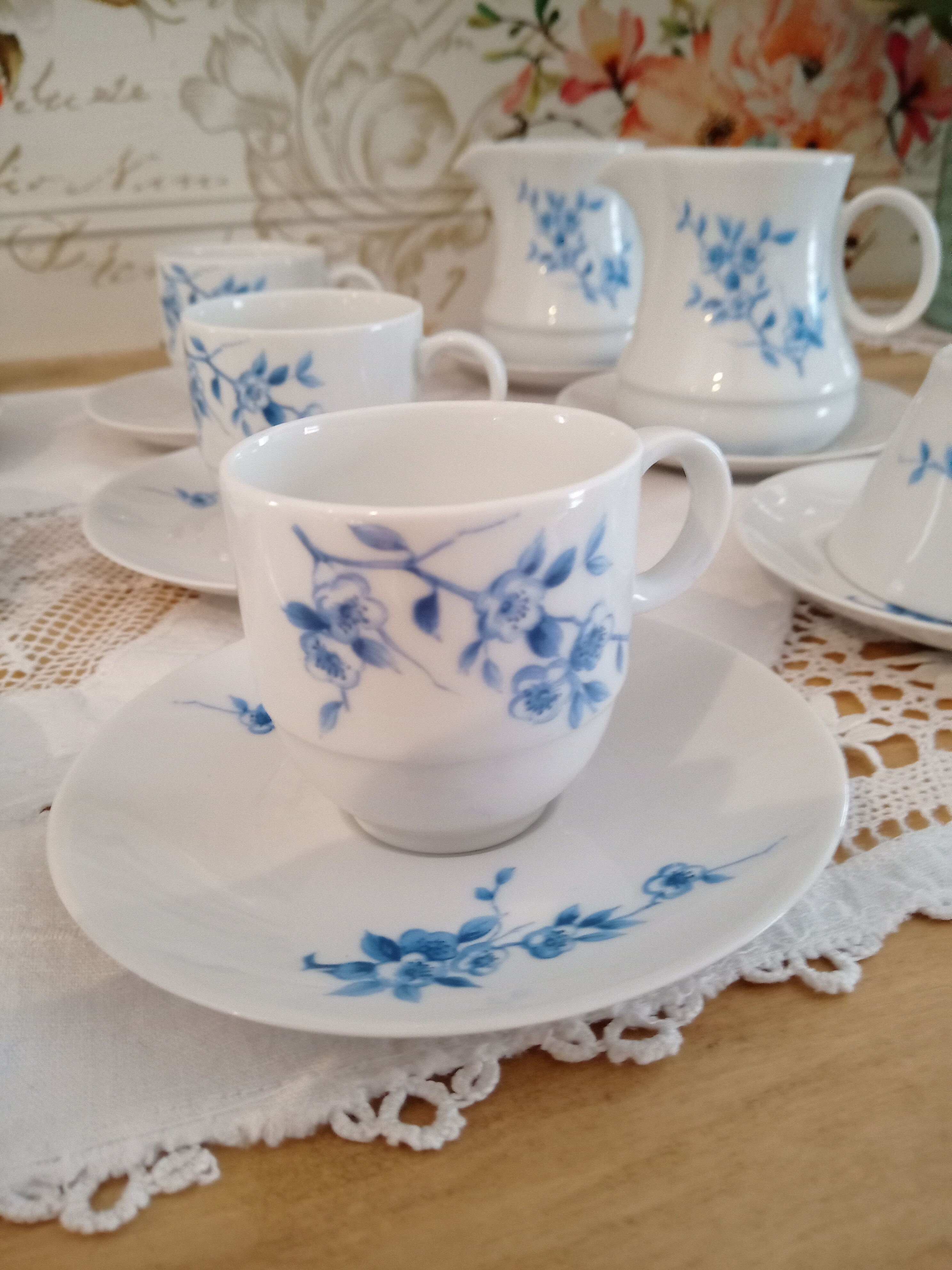 Royal Fleidelberg Qualitas Porzellan aus Bayern porcelain coffee set 24 pieces