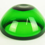 Coupe en verre vert par Holmegaard