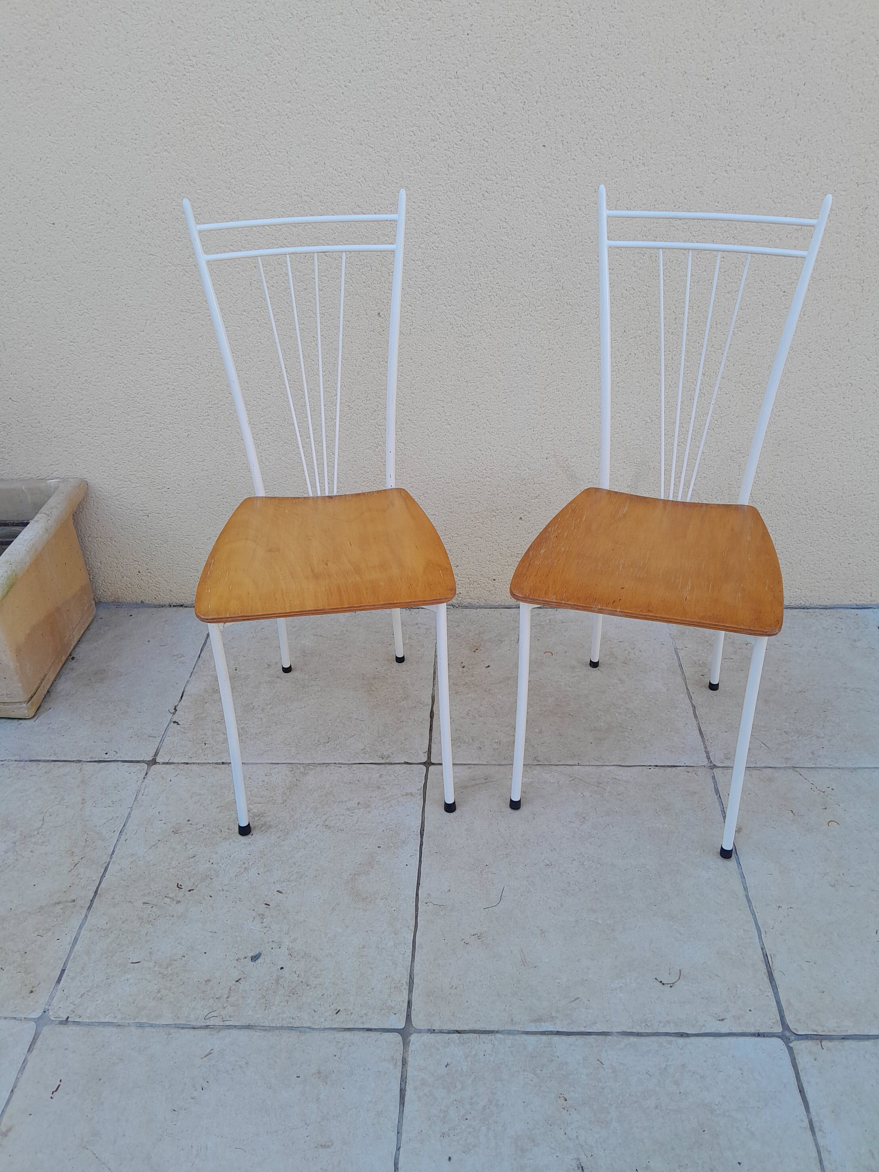 Paire de chaise vintage