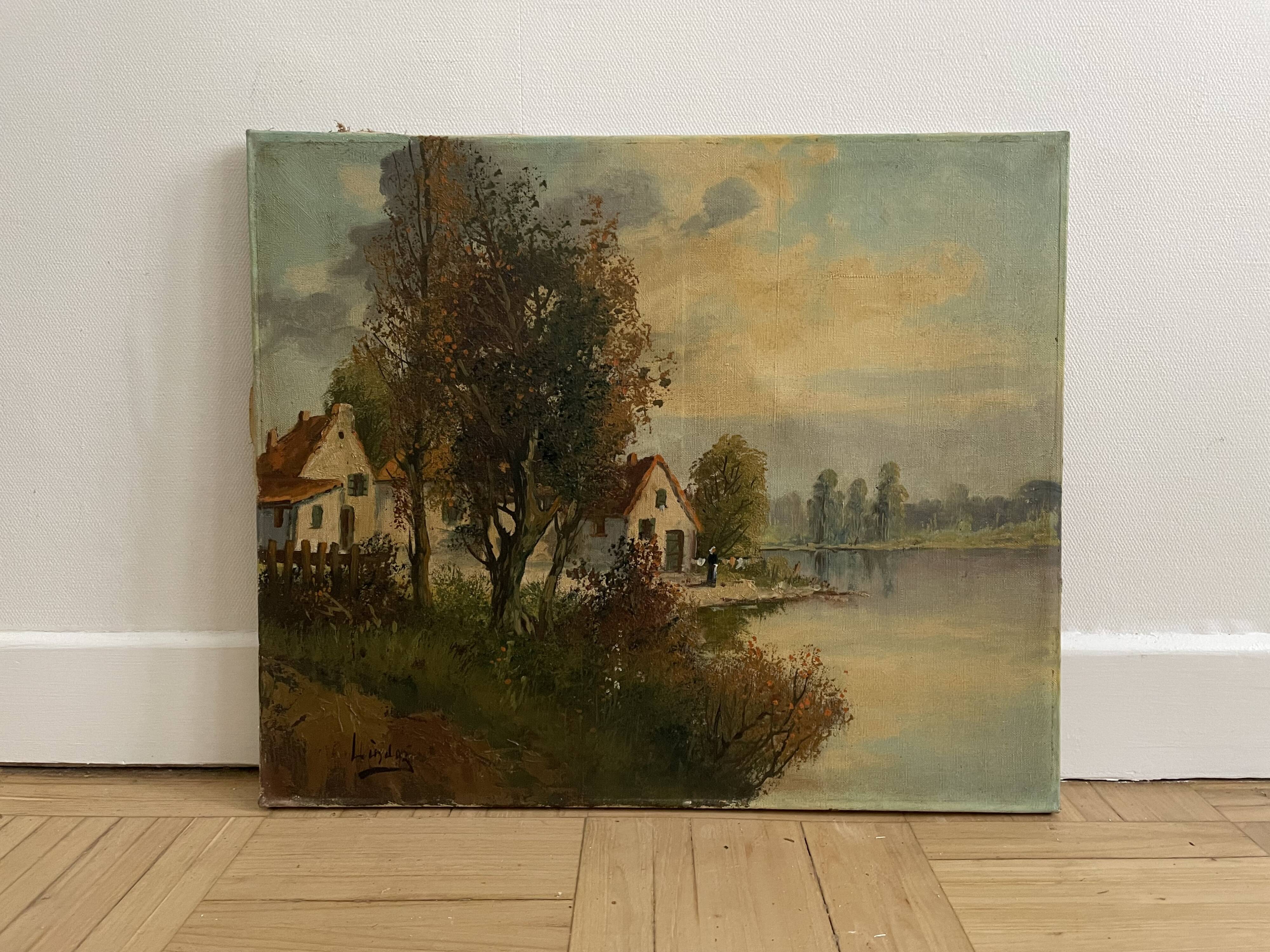 Tableau ancien signé