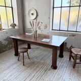 Dudouyt oak dining table 1940