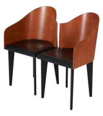 Paire de chaises Toscana par Piero Sartogo 1986