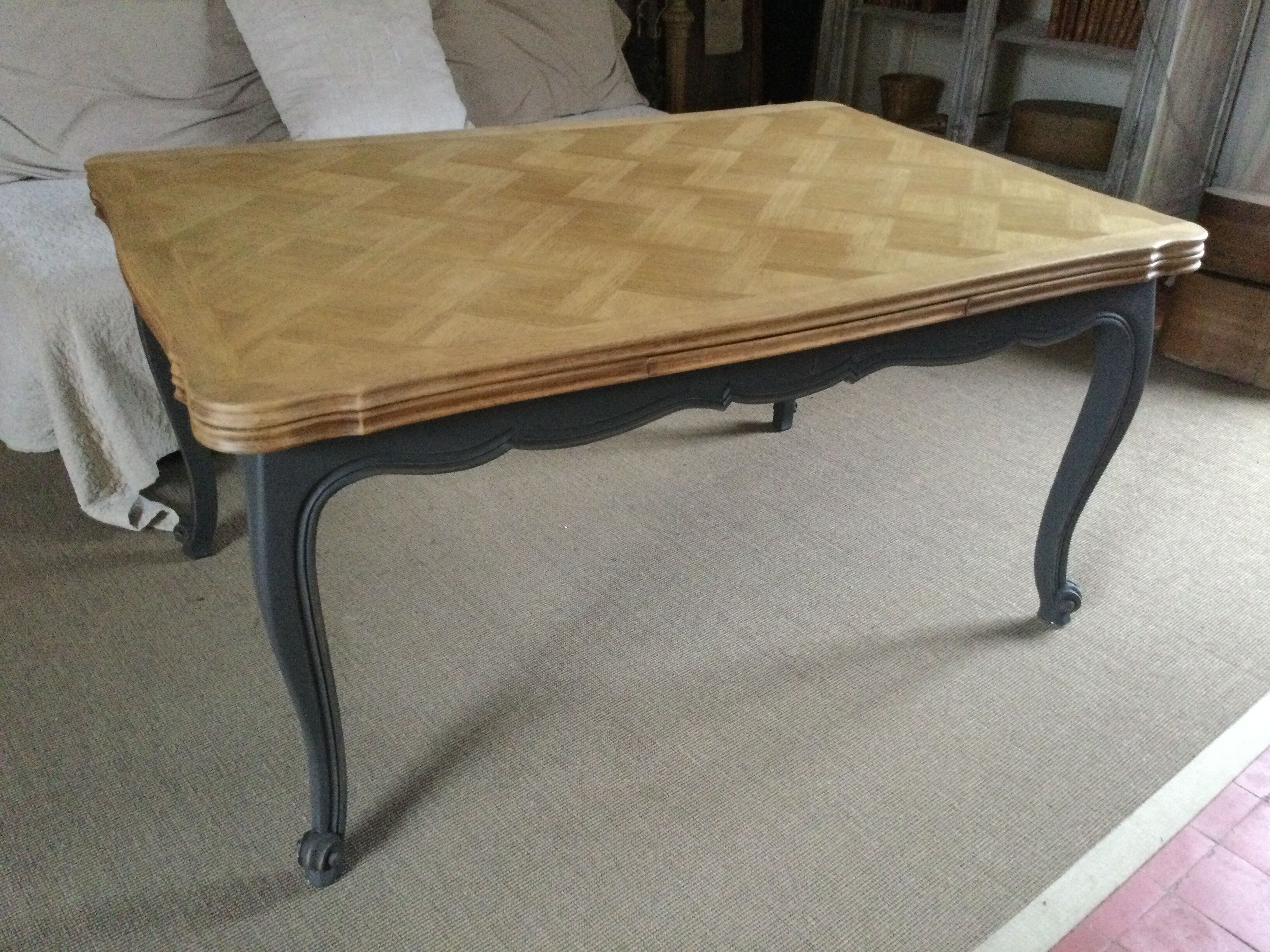 Old oak dining table