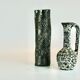 Brutalist ceramic vase, studio pottery