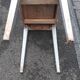 Patinated wooden desk, early 20th century.