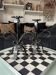 Paire de chandeliers en ferronnerie artisanale