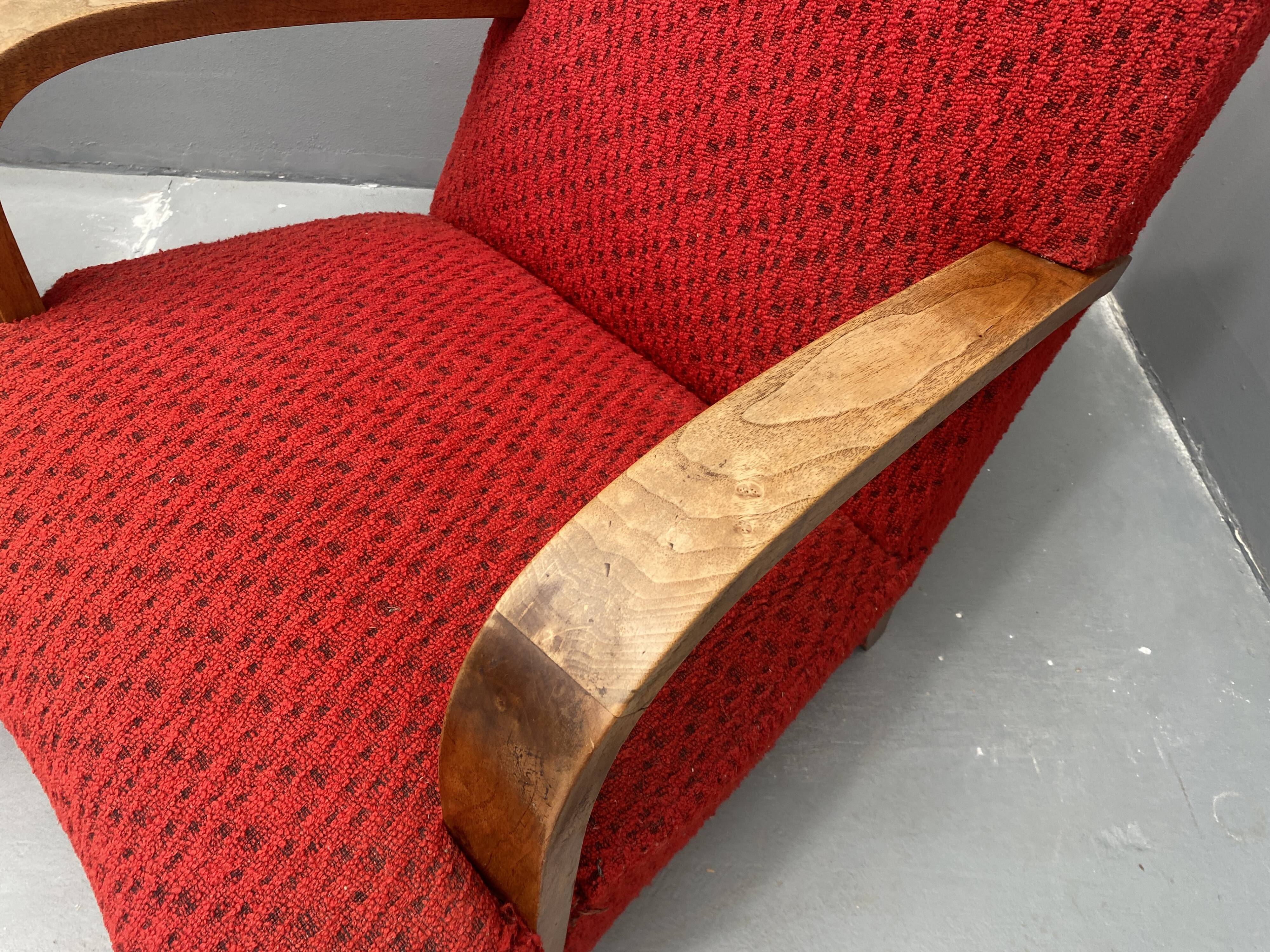 Paire de fauteuils ART DÉCO en bois courbé, années 1930