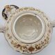 Antique porcelain sweet jar in gilded and cobalt blue, Napoleon III style.